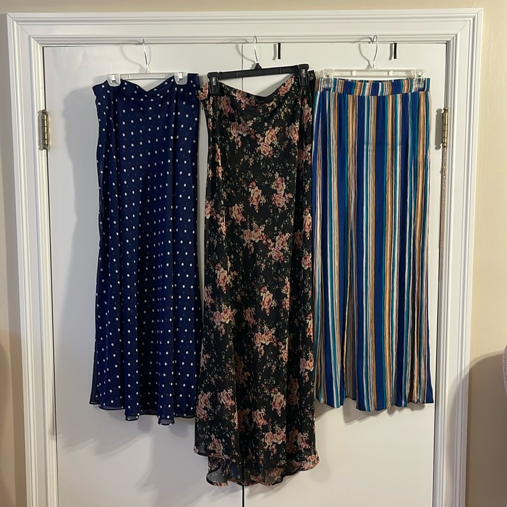 Bundle of three Forever 21 maxi skirts